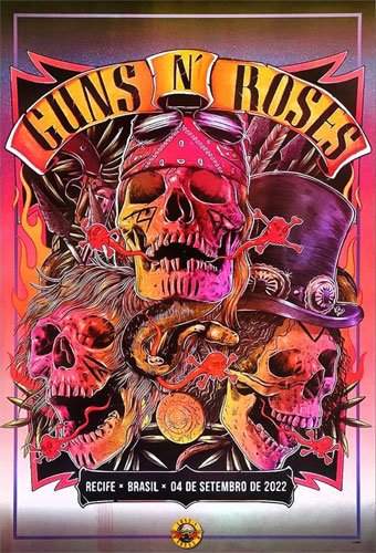 ガンズ・アンド・ローゼズ （Guns N' Roses/GN'R） - 通販ポスター 