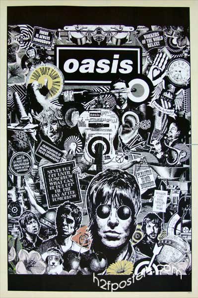 オアシス（Oasis）ポスター #J-4212- 通販ポスター『ロック、音楽 