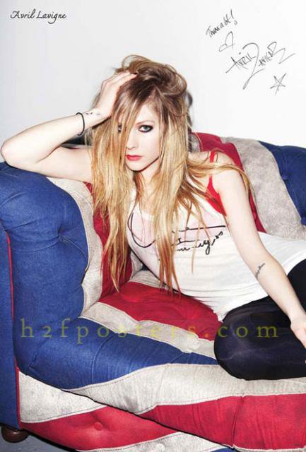 アヴリル・ラヴィーン/ポスター Avril Lavigne  [J-4468] 通販ポスター『映画、音楽、洋楽、ロック、  アーティスト、少女時代、バイク