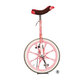 一輪車（エアタイヤ）　２０インチ　ピンク 室外遊具 一輪車 美術教材・理科教材 学校教材の専門店 美工社