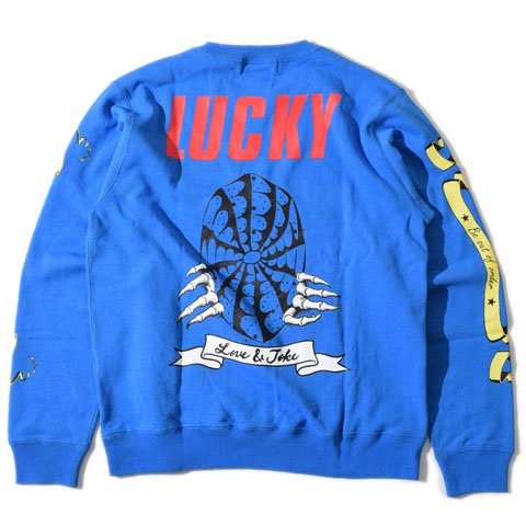 ALDIES/アールディーズ 『Lucky Wide Sweat』 ラッキーワイドスウェット Blue - ALDIES Online Shop