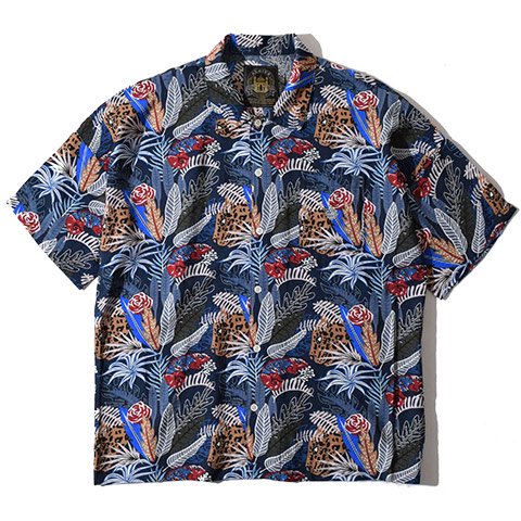 ALDIES/アールディーズ 『Barbara Shirt』 バーバラシャツ Navy - ALDIES Online Shop