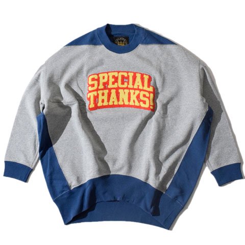 ALDIES/アールディーズ 『Special Thanks Funny Sweat』 スペシャルサンクスファニースウェット Gray - ALDIES  Online Shop