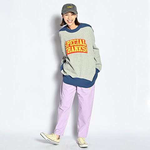 ALDIES/アールディーズ 『Special Thanks Funny Sweat』 スペシャルサンクスファニースウェット Gray -  ALDIES Online Shop