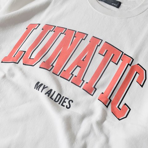ALDIES/アールディーズ 『Lunatic Old Big Sweat』 ルナティックオールドビッグスウェット White - ALDIES  Online Shop