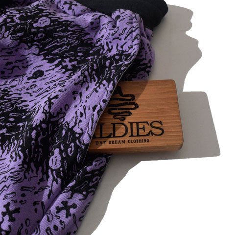 ALDIES/アールディーズ 『Skull Border Saluel Pants』 スカルボーダーサルエルパツ Purple - ALDIES  Online Shoンp