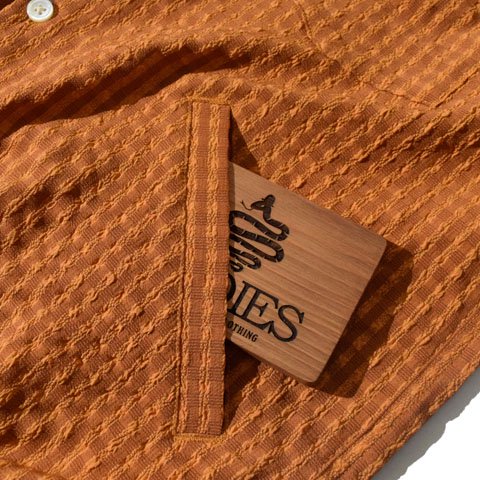 ALDIES/アールディーズ 『Check Tighten Shirts』チェックタイトゥンシャツ Orange -ALDIES Online Shop