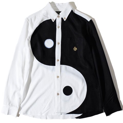 ALDIES/アールディーズ 『Ying Yang Shirts』 インヤンシャツ WH×BK - ALDIES Online Shop