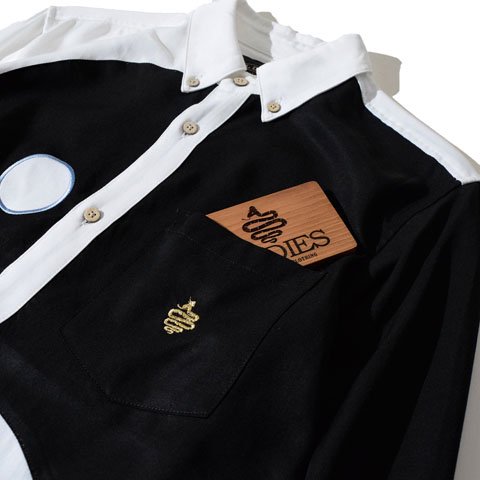 ALDIES/アールディーズ 『Ying Yang Shirts』 インヤンシャツ WH×BK - ALDIES Online Shop