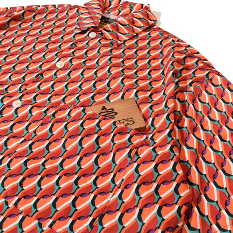 ALDIES/アールディーズ 『Kenya Shirt』 ケニアシャツ Orange - ALDIES Online Shop