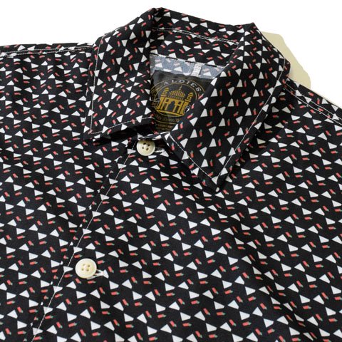 ALDIES/アールディーズ 『Zigzag Shirt』 ジグザグシャツ Black - ALDIES Online Shop