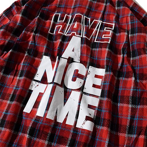 ALDIES/アールディーズ 『Nice Time Big Nel Shirt』 ナイスタイムビッグネルシャツ Red -ALDIES Online  Shop