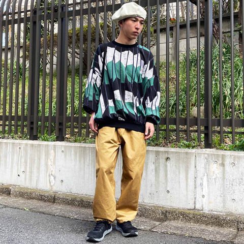 ALDIES/アールディーズ 『Beats Big Crew Neck』 ビーツビッグクルーネック Green - ALDIES Online Shop