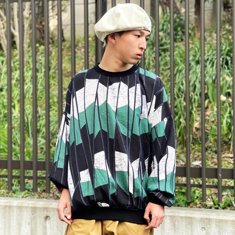 ALDIES/アールディーズ 『Beats Big Crew Neck』 ビーツビッグクルーネック Green - ALDIES Online Shop