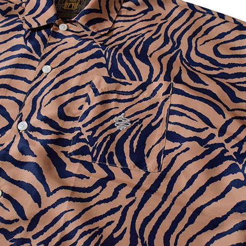 ALDIES/アールディーズ 『Zebra Shirts』 ゼブラシャツ Beige - ALDIES Online Shop