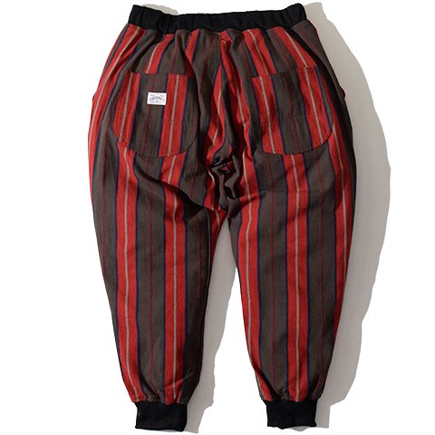 ALDIES/アールディーズ 『Stripe Rib Pants』 ストライプリブパンツ Red - ALDIES Online Shop