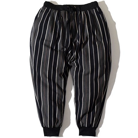 ALDIES/アールディーズ 『Stripe Rib Pants』 ストライプリブパンツ Black - ALDIES Online Shop