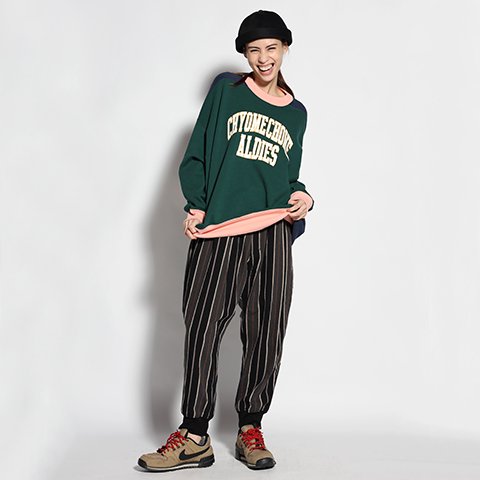 ALDIES/アールディーズ 『Stripe Rib Pants』 ストライプリブパンツ 