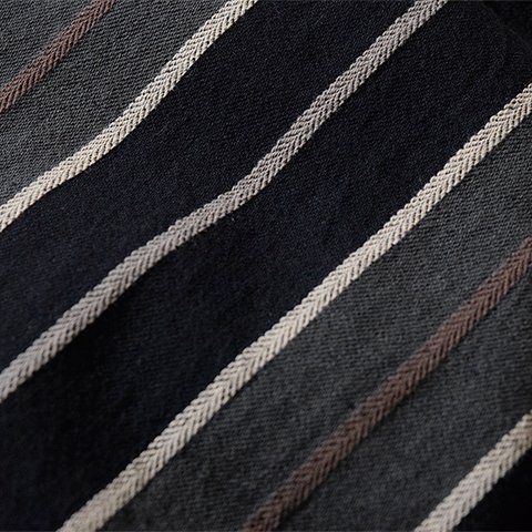 ALDIES/アールディーズ 『Stripe Rib Pants』 ストライプリブパンツ Black - ALDIES Online Shop