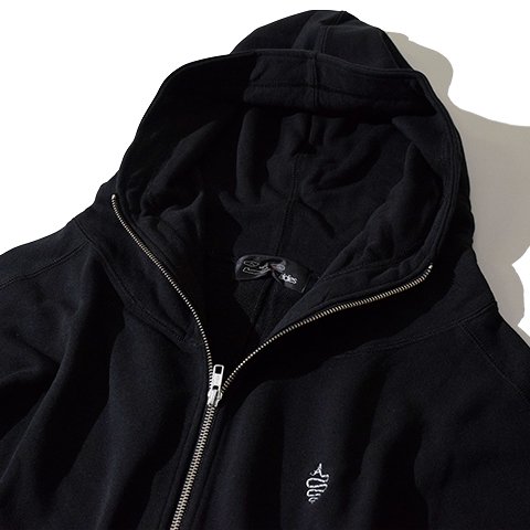 ALDIES/アールディーズ 『Object Zip Parka』 オブジェクトジップパーカー Black - ALDIES Online Shop