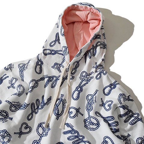 ALDIES/アールディーズ 『Rope Parka』 ロープパーカー White - ALDIES Online Shop