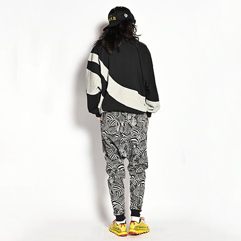 ALDIES/アールディーズ Zebra Sarouel Pants』 ゼブラサルエルパンツ Black - ALDIES Online Shop