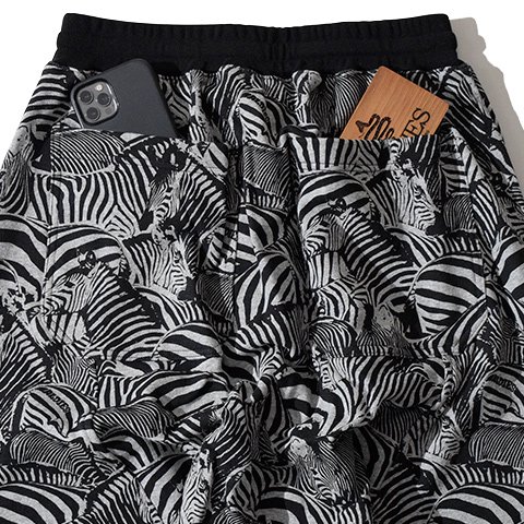 ALDIES/アールディーズ Zebra Sarouel Pants』 ゼブラサルエルパンツ Black - ALDIES Online Shop