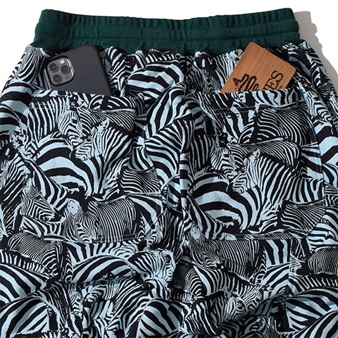 ALDIES/アールディーズ Zebra Sarouel Pants』 ゼブラサルエルパンツ Blue - ALDIES Online Shop