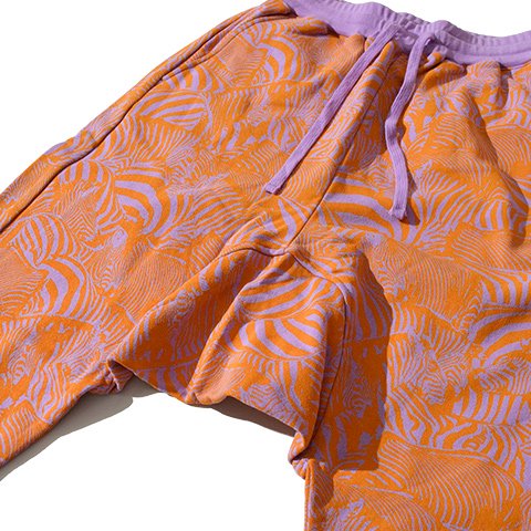 ALDIES/アールディーズ Zebra Sarouel Pants』 ゼブラサルエルパンツ Orange - ALDIES Online Shop