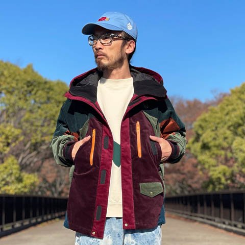 ALDIES アールディーズ 『Corduroy Mountain Parka』 コーデュロイマウンテンパーカー Multi -Aldies  Online Shop