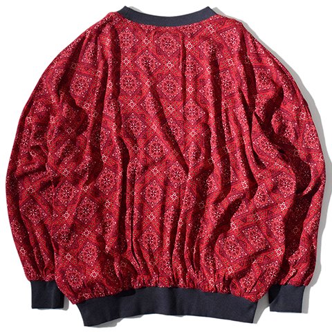 ALDIES/アールディーズ Tehran Big Crew Neck Red | ビッグトレーナー - ALDIES Online Shop