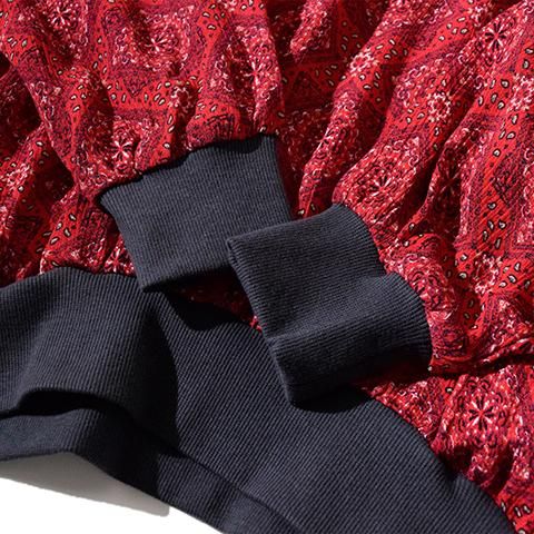 ALDIES/アールディーズ Tehran Big Crew Neck Red | ビッグ