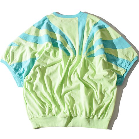 ALDIES/アールディーズ 『Shoulder Switching Big T』 ショルダースイッチングビッグT Lime - ALDIES  Online Shop