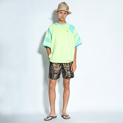 ALDIES/アールディーズ 『Shoulder Switching Big T』 ショルダースイッチングビッグT Lime - ALDIES  Online Shop