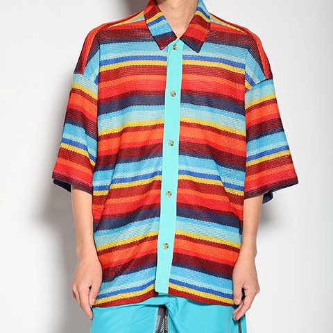 ALDIES/アールディーズ 『Mesh Rainbow Shirts』 メッシュレインボー 