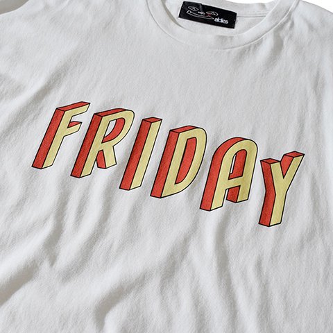 ALDIES/アールディーズ 『Friday Big T』 フライデービッグT White - ALDIES Online Shop