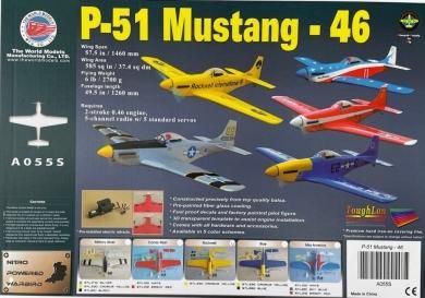 P 51 Mustang 46 Yellow ラジコン飛行機通販 H S L