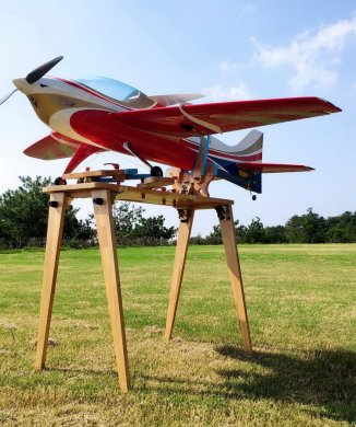 木製機体スタンド - ラジコン飛行機通販【H・S・L】