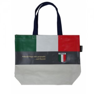 トートバッグLサイズ イタリア国旗柄 トリコローレ Bandiera バンディエラ