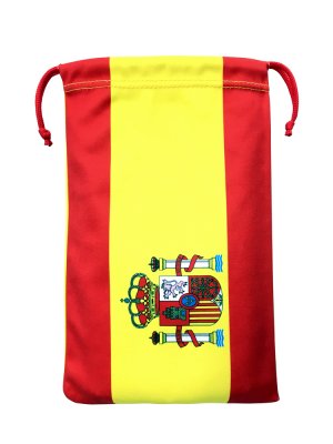 国旗柄 巾着ポーチ スペイン国旗 マイクロファイバー製 トスパ世界の国旗販売ショップ