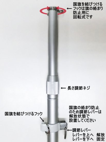 カンボジア 国旗 DXセット 70×105cm国旗 アルミ合金ポール 壁面設置