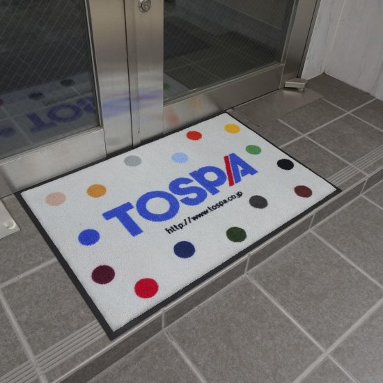 TOSPA オーダーメイド製作 エントランスディスプレイマット 玄関マット 60×90cm マット表面ナイロン製 日本製 -  トスパ世界の国旗販売ショップ