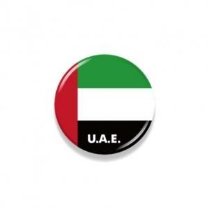 缶バッジ アラブ首長国連邦 Uae 国旗柄 直径約3cm 世界の国旗缶バッジ シリーズ 缶バッジ アラブ首長国連邦 Uae 国旗柄 直径約3cm 世界の国旗缶バッジ シリーズ