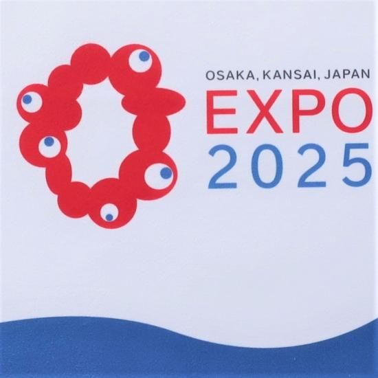 ハンカチフラッグ ロゴマーク 2025大阪・関西万博公式ライセンス