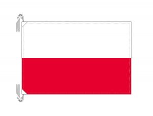 ポーランド 国旗 Lサイズ 50 75cm テトロン製 日本製 世界の国旗シリーズ