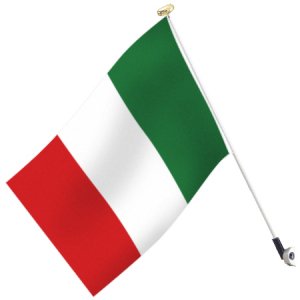 世界の国旗 イタリア国旗 70 105ｃｍ国旗 アルミ合金ポール 取付部品セット トスパ世界の国旗販売ショップ
