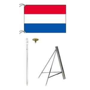 オランダ 国旗 スタンドセット 90 135cm国旗 3mポール 金色扁平玉 新型フロアスタンドのセット 世界の国旗シリーズ オランダ 国旗 スタンドセット 90 135cm国旗 3mポール 金色扁平玉 新型フロアスタンドのセット 世界の国旗シリーズ