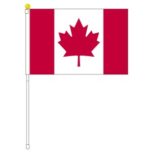 カナダ 国旗 ポータブルフラッグ 旗サイズ25×37.5cm テトロン製 日本製 世界の国旗 シリーズを激安販売！旗専門メーカーの店舗のネット通販！在庫品数豊富！