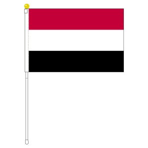 イエメン国旗 ポータブルフラッグ 旗サイズ25 37 5cm テトロン製 日本製 世界の国旗 シリーズを激安販売 東京日本橋の旗専門メーカーの店舗のネット通販 在庫品数豊富