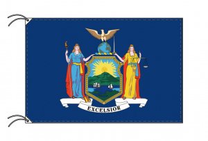 TOSPA ニューヨーク州旗[アメリカ合衆国の州旗・120×180ｃｍ・高級テトロン製] - トスパ世界の国旗販売ショップ